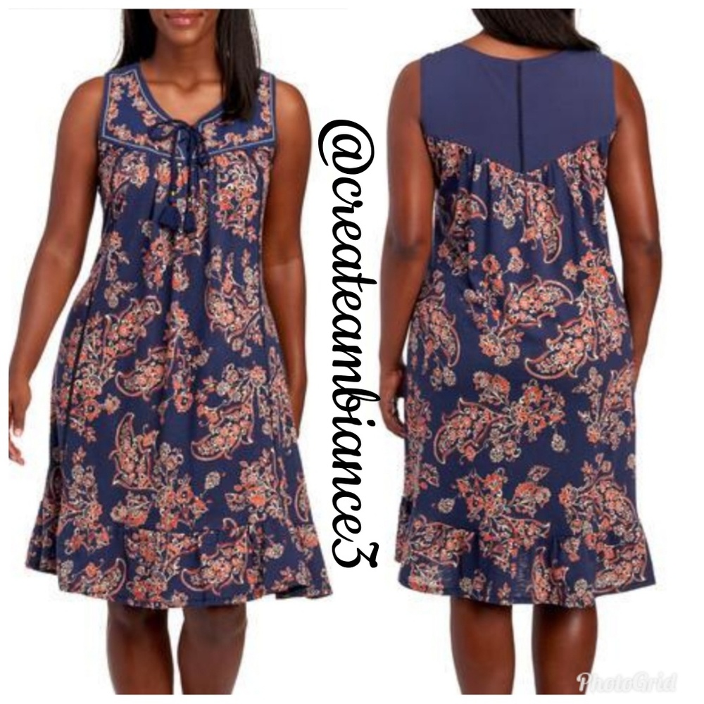 Democracy Floral Tank Dress
